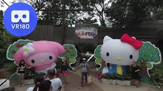 [VR180 VR 3D] Hello Kitty & Melody Inflatable | Apple Vision Pro Meta Oculus Vuze XR Virtual Reality