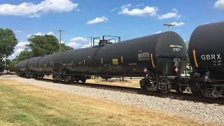 CSX K449-27 Loaded Ethanol Train heads through Greer, SC on the Belton Sub