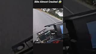 bike slipped 😱