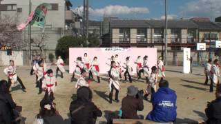 ながよ河童連　～京都さくらよさこい2012(錦林小学校会場)