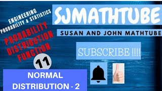 ENGINEERING PROBABILITY AND STATISTICS - 11 - NORMAL DISTRIBUTION (2) NUMERICALS