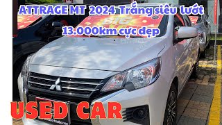 ATTRAGE MT 2024 Trắng siêu lướt 6.000km như xe mới chỉ 365tr bao sang tên LH:0387852111