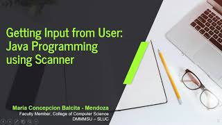 Java Programming using Scanner Class | Getting Input from the User | NetBeans