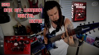 GGD One Kit Wonder Brutal Demo - 8 string - Gray Henry