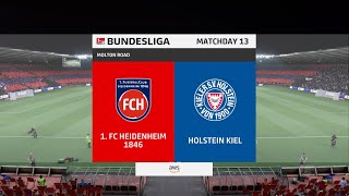 FIFA 22 | 1. FC Heidenheim 1846 vs Holstein Kiel - 2. Bundesliga | Gameplay