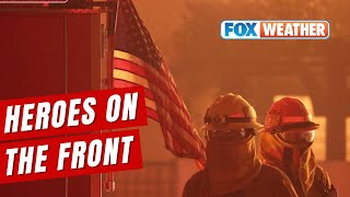 Watch: Heroes On The front Lines Fight Historic California Wildfires