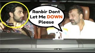 Ranbir Kapoor And DRUNK Sanjay Dutt Spotted Together