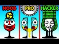 NOOB vs PRO vs HACKER SPILL IT