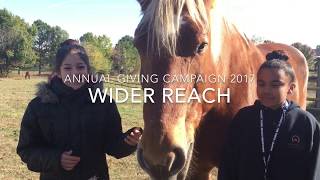 Annual Giving Campaign 2017: Wider Reach