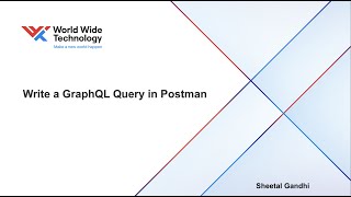 Write a GraphQL Query in Postman