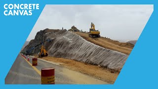 Concrete Canvas (CC) Slope Protection - Al Bahah, Saudi Arabia - FOQSCO