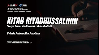 🔴 [LIVE] Kitab Riyadhussalihin #7 | Ustadz Farhan Abu Furaihan