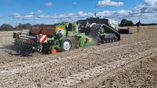 AgBot 5.115T2 demonstrating seeding with Sevra France