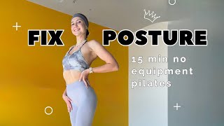 Fix your posture and reduce backpain | 15 Minute Daily Stretch Routine | Sport Katie