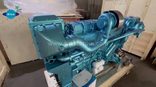 Sinooutput brand new 450hp Weichai marine diesel engine WP12.