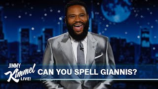 Guest Host Anthony Anderson on Bucks Victory, Spelling Giannis Antetokounmpo & New Olympic Event