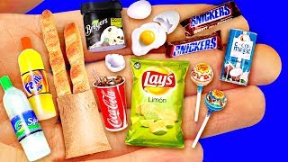 24 DIY MINIATURE FOOD REALISTIC HACKS AND CRAFTS COLLECTION!!!
