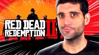 Primeiro GAMEPLAY de Red Dead Redemption 2, quase CHOREI gravando o video