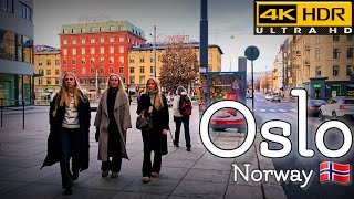 👣Walk with Me to Discover the Unseen Side of Oslo in 4K HDR | December 2024👣