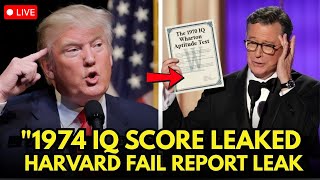 Stephen Colbert Unseals Trump’s 1970 IQ Test — Genius? Think Again
