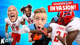 Madden NFL 20 INVASION (with WWE & XFL)! K-CITY GAMING
