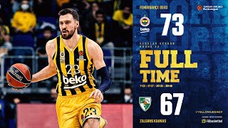 Fenerbahçe Beko 73 Zalgiris Kaunas 67 Ataşehir'de müthiş geri dönüş.