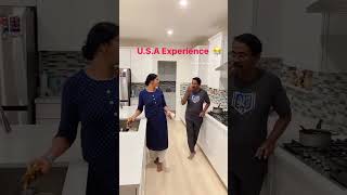 America anubhavalu 🤣 #telugu #couplecomedy