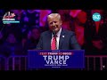 trump victory rally speech on inauguration eve gaza truce border security musk banter us news