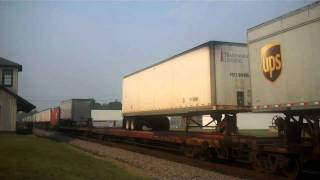 CSX Q171 Passes the Depot at Emporia, Va 6-21-2011