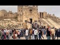 Aleppo (حلب), Walking Tour around Aleppo Citadel | Syria 2025