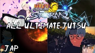 Naruto Ultimate Ninja Storm / ALL Ultimate Jutsu / Japanese