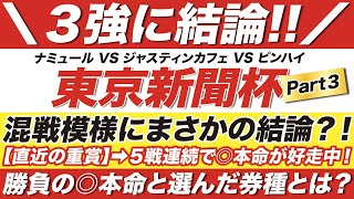 東京新聞杯 2023【予想】混戦模様を一刀両断！ナミュール VS ジャスティンカフェ VS ピンハイの３強対決にまさかの結論？！勝負の◎本命と選んだ券種とは？