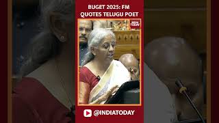 FM Nirmala Sitharaman Begins Her Budget Speech Quoting Telugu Poet Gurujada Apparao