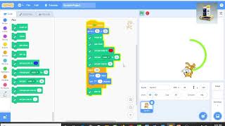 How to draw a CIRCLE in SCRATCH.