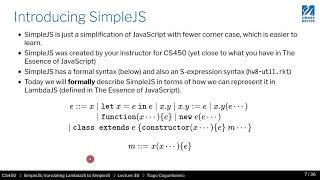 CS450   S21   38   02  SimpleJS