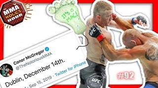 🔴 CONOR MCGREGOR HINTS AT A UFC COMEBACK IN DUBLIN + MMA NEWS!
