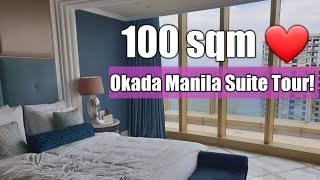 Okada Manila Premium Suite | 100 sqm hotel room tour!