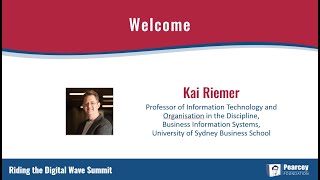 [2022R1] MC Welcome - Prof Kai Riemer