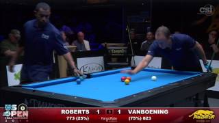 2016 US Open 8-Ball: Josh Roberts vs Shane Van Boening