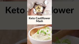 Keto Cauliflower Mash - #Shorts + Keto Diet - Keto Recipes For Beginners