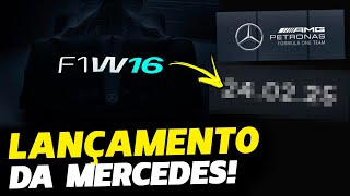 🚨W16: MERCEDES REVELA DATA DE APRESENTAÇÃO DO CARRO REAL DE 2025 | FÓRMULA 1 | GP EM CASA