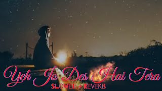 Yeh Jo Des Hai Tera (Slowed + Reverb) || A.R. Rahman || Swades 🎧