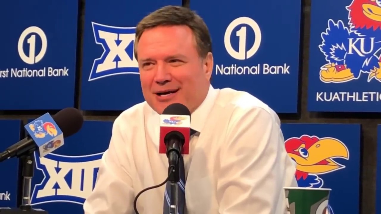 Coach Self After KU’s Win Over ISU - YouTube