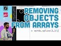 7.5: Removing Objects from Arrays - p5.js Tutorial