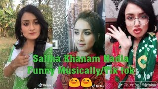 Sallha Khanam Nadia Musically/Tik tok video😂 | Bangla Funny Video 2019