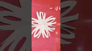 OMG 😱 WOW 😳 amazing snowflake Carfting paper flower #shortvideo #diy #snowflake