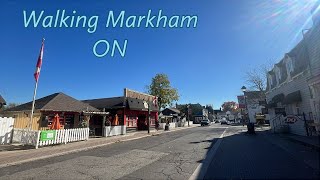 Walking Around the Former Village of Unionville in Markham Ontario 10/18/2024