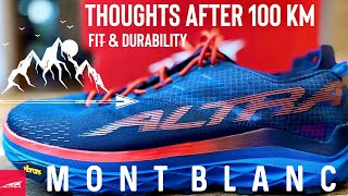 ALTRA MONT BLANC AFTER 100KM (IT GETS BETTER WITH TIME). #altra #altramontblanc #trailrunning