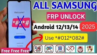 Finally🔥All Samsung FRP Unlock Tool 2025 Android 14/13/12 | All Samsung FRP Bypass Tool 2025