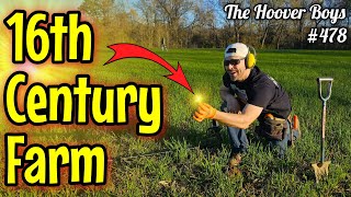 Metal Detecting a 16th Century Farm for LOST Valuables